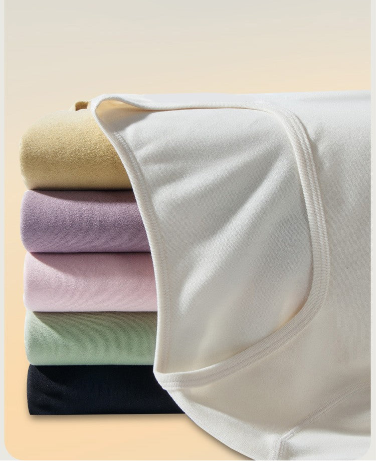 Scoop Neck Thermal Long Sleeve Layering Top