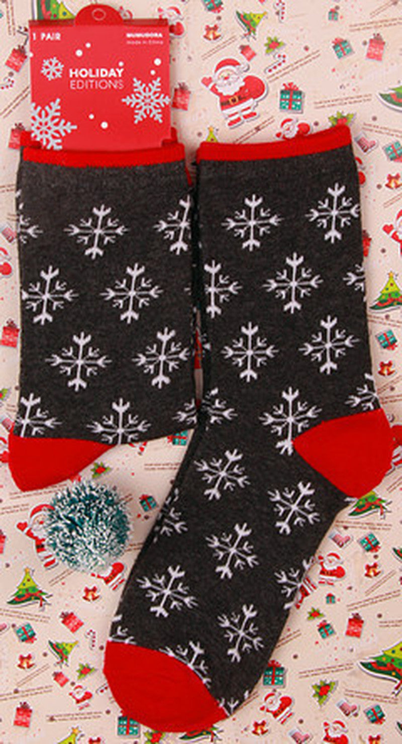 Holiday Christmas Novelty Crew Socks - NO01