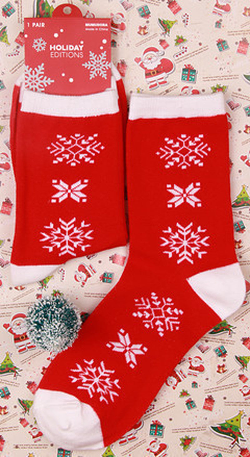 Holiday Christmas Novelty Crew Socks - NO08
