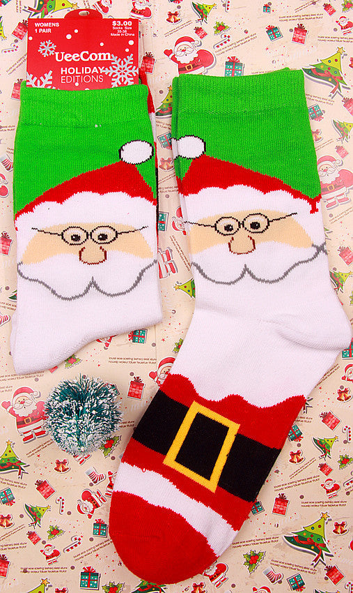Holiday Christmas Novelty Crew Socks - NO09