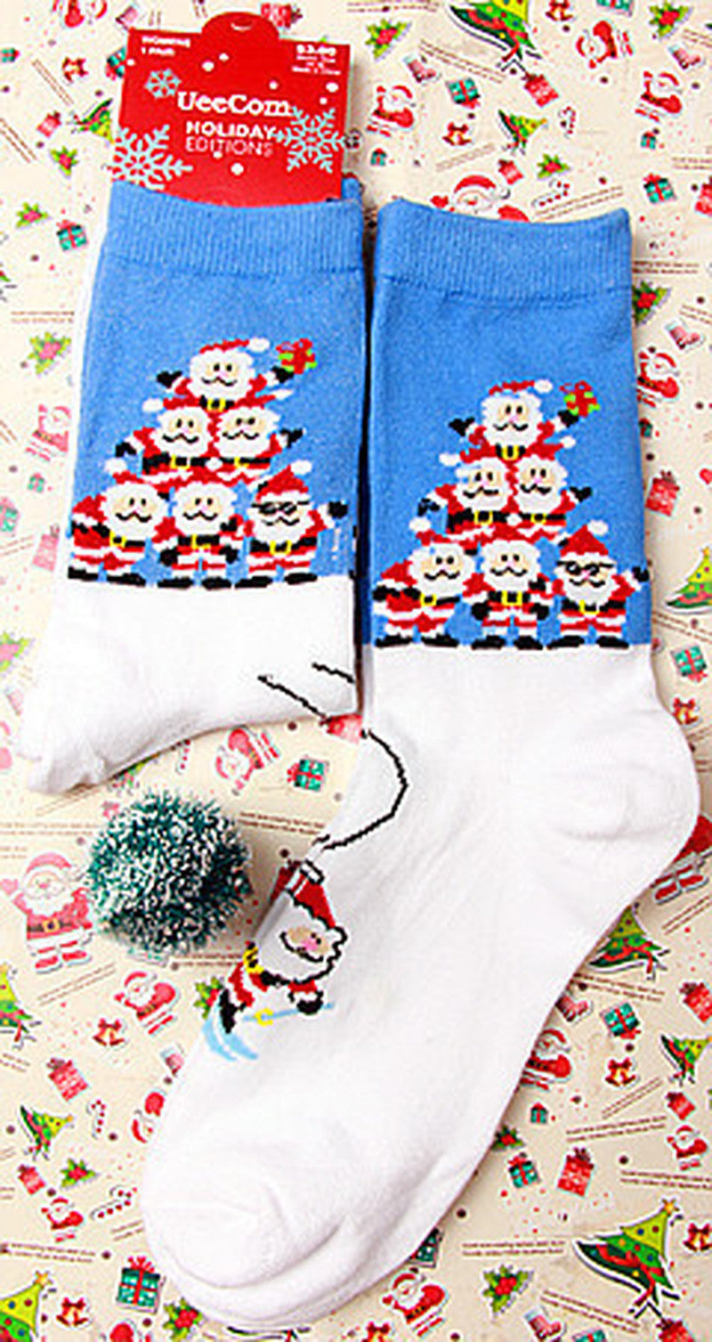 Holiday Christmas Novelty Crew Socks - NO10
