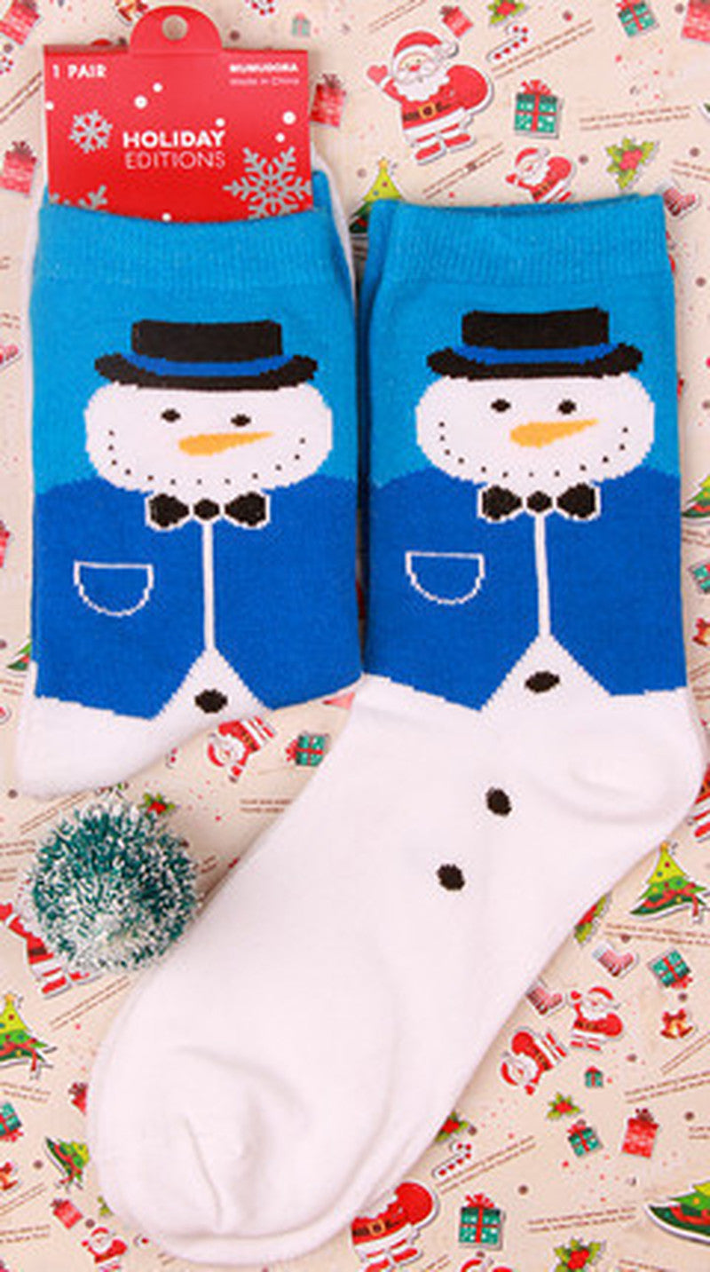 Holiday Christmas Novelty Crew Socks - NO14
