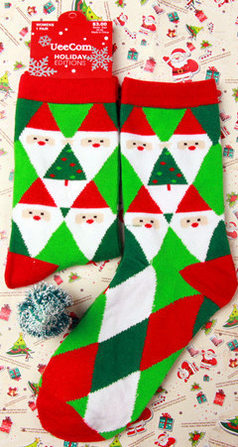 Holiday Christmas Novelty Crew Socks - NO15