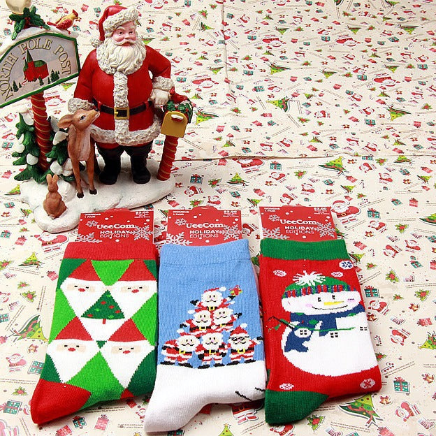 Holiday Christmas Novelty Crew Socks - view 1