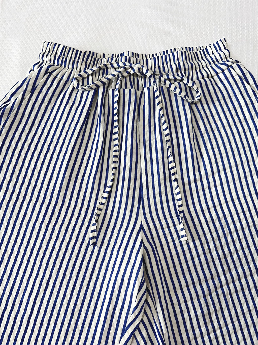 Striped Pleated Wide Leg Trousers - view 3