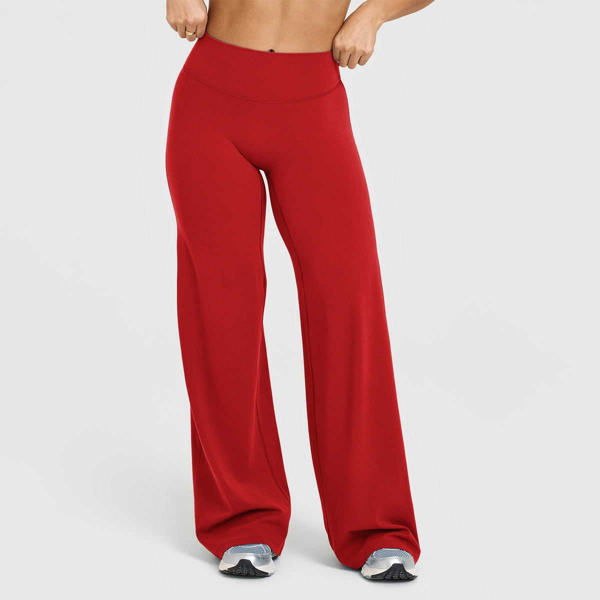 Brushed High Waist Wide Leg Yoga Pants