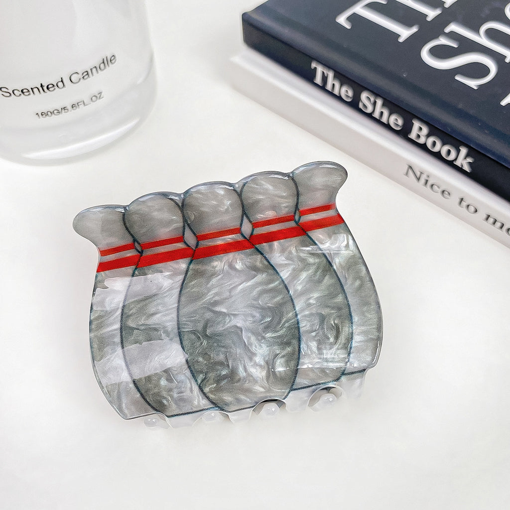 Sports Ball Acetate Claw Hair Clip - C1