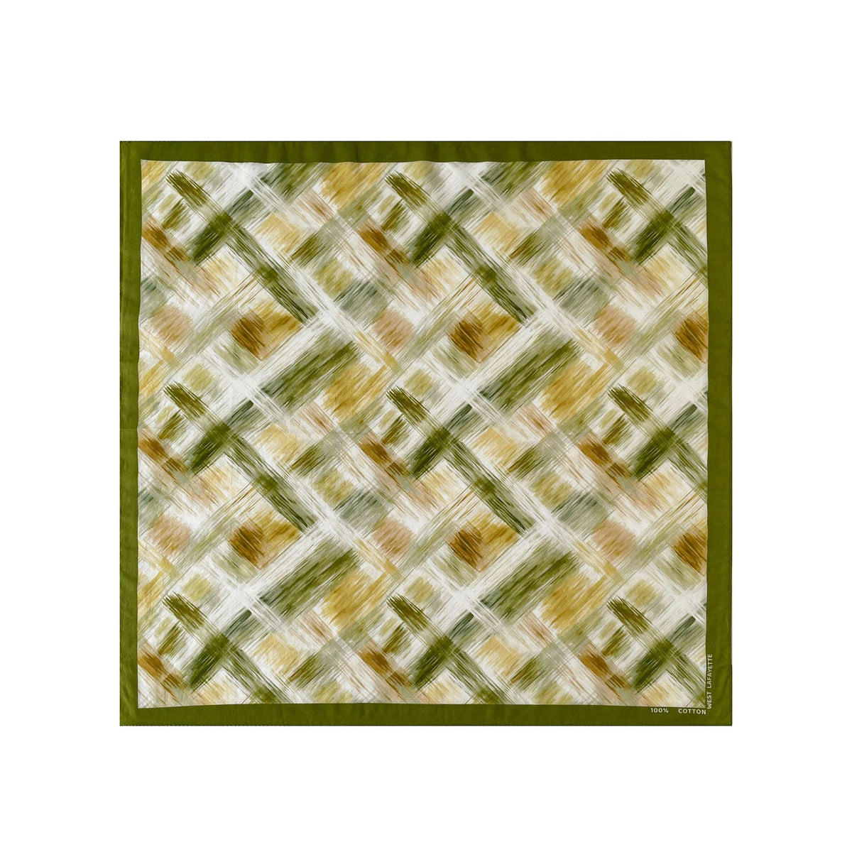 Watercolor Art Print Square Bandana Scarf - NO-2