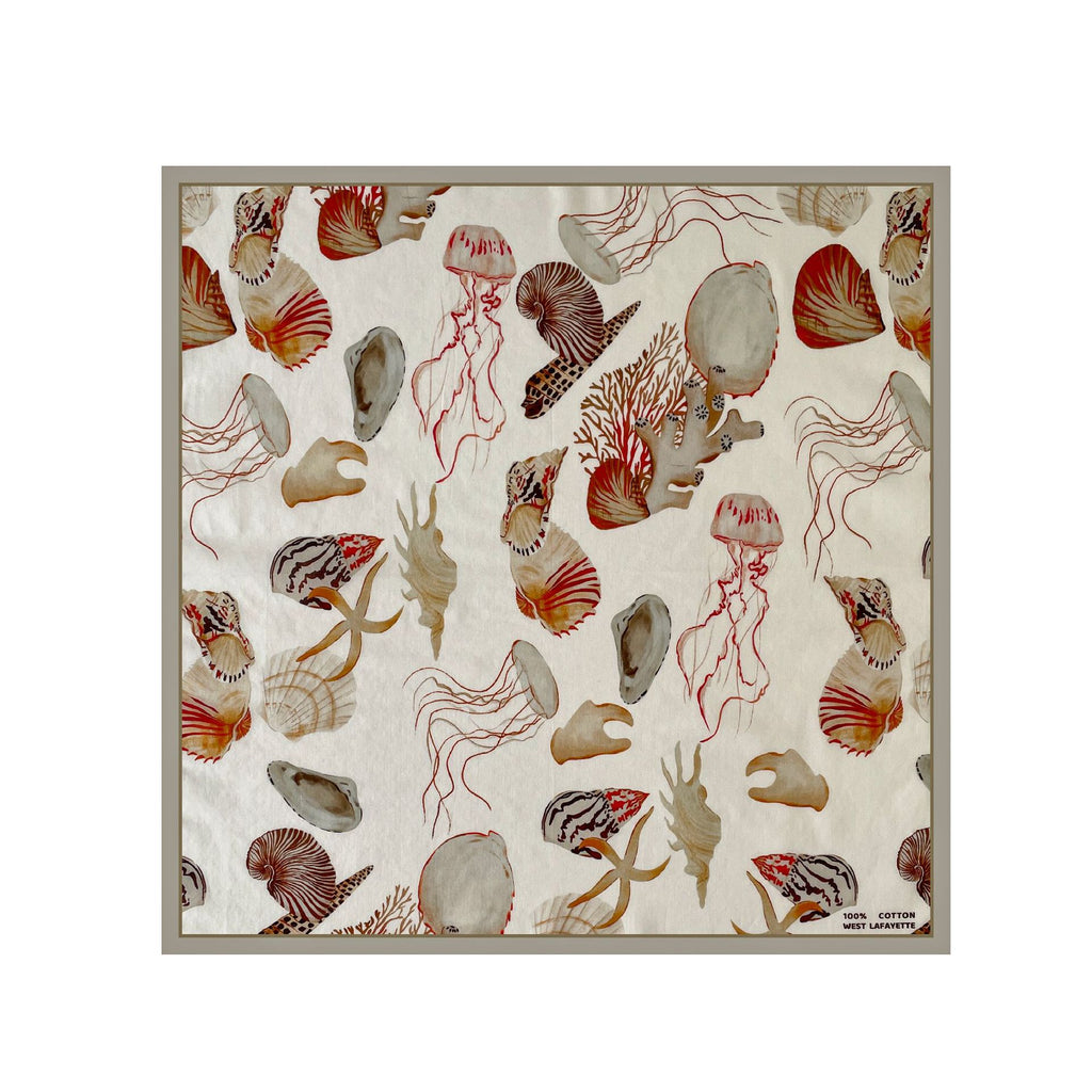 Watercolor Art Print Square Bandana Scarf - NO-4