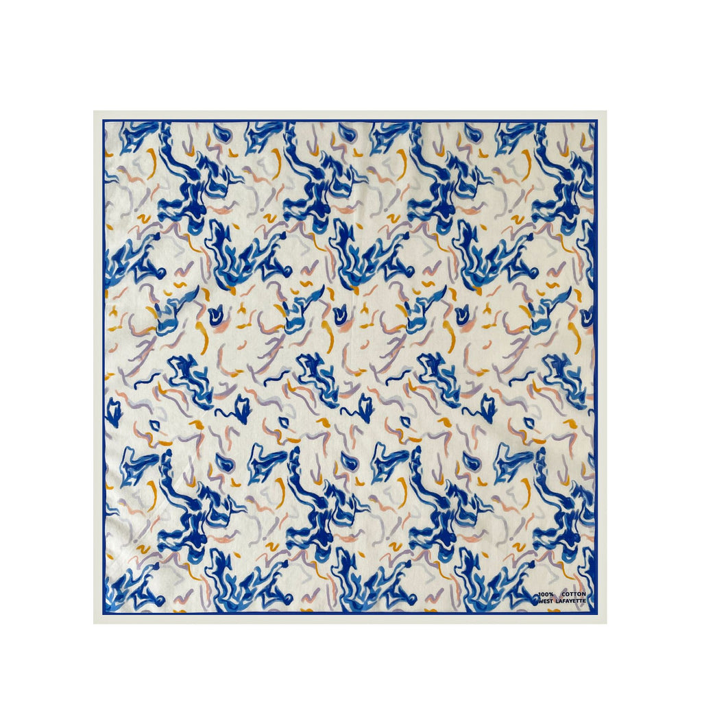 Watercolor Art Print Square Bandana Scarf - NO-5