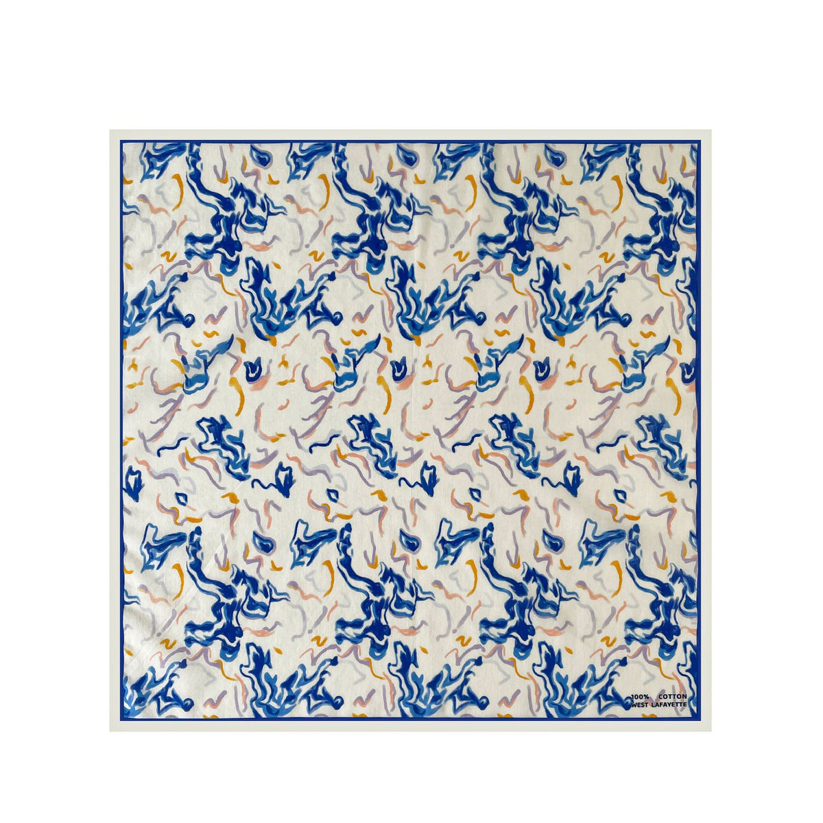 Watercolor Art Print Square Bandana Scarf - NO-5