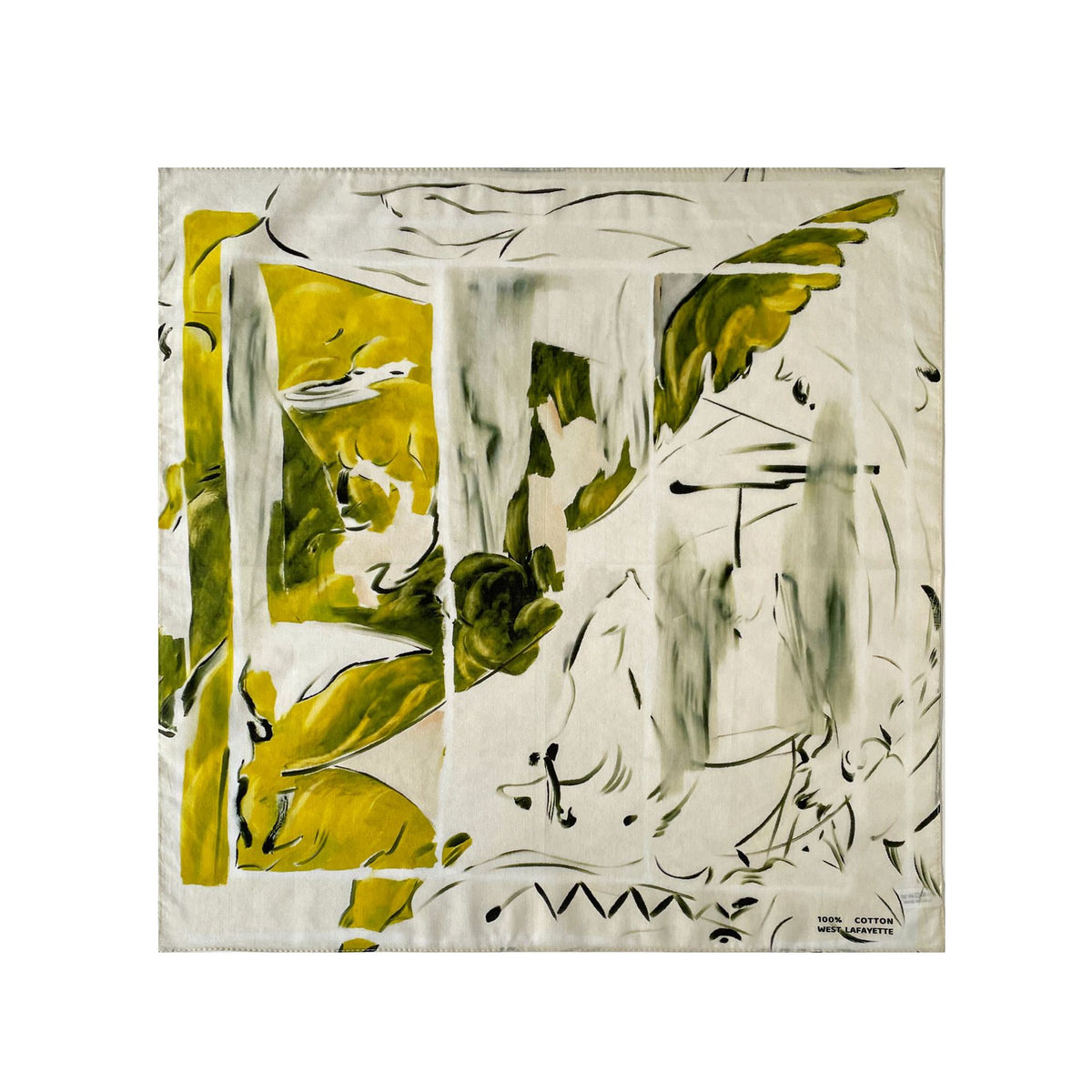 Watercolor Art Print Square Bandana Scarf - NO-6