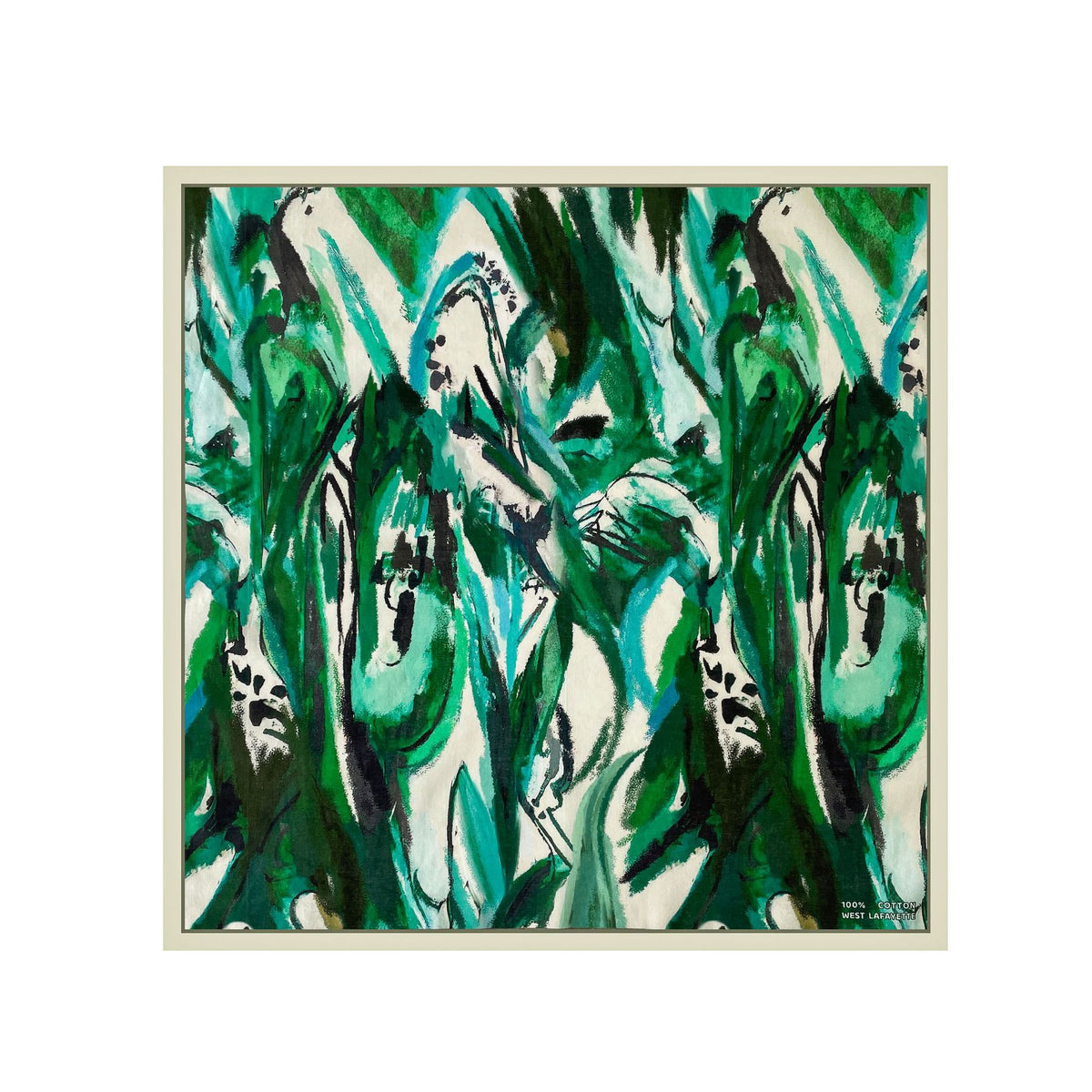 Watercolor Art Print Square Bandana Scarf - NO-7