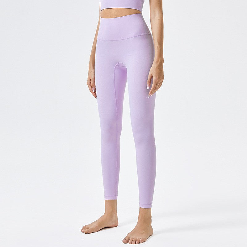 Buttery Soft High Rise Yoga Leggings With Hidden Pocket - Lavender