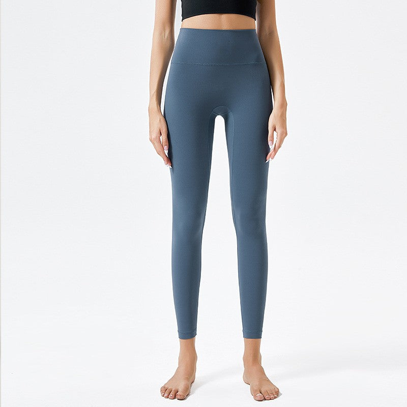 Buttery Soft High Rise Yoga Leggings With Hidden Pocket - Prussian Blue