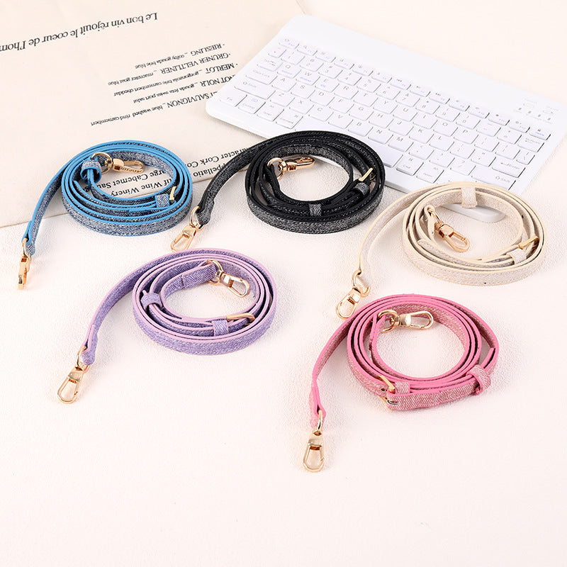 Glitter Finish Slim Lanyard Shoulder Strap - view 1