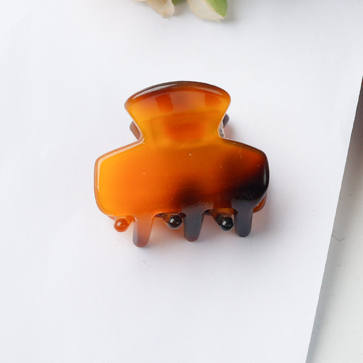 Mini Marbled Claw Clips for Bangs - Color_04