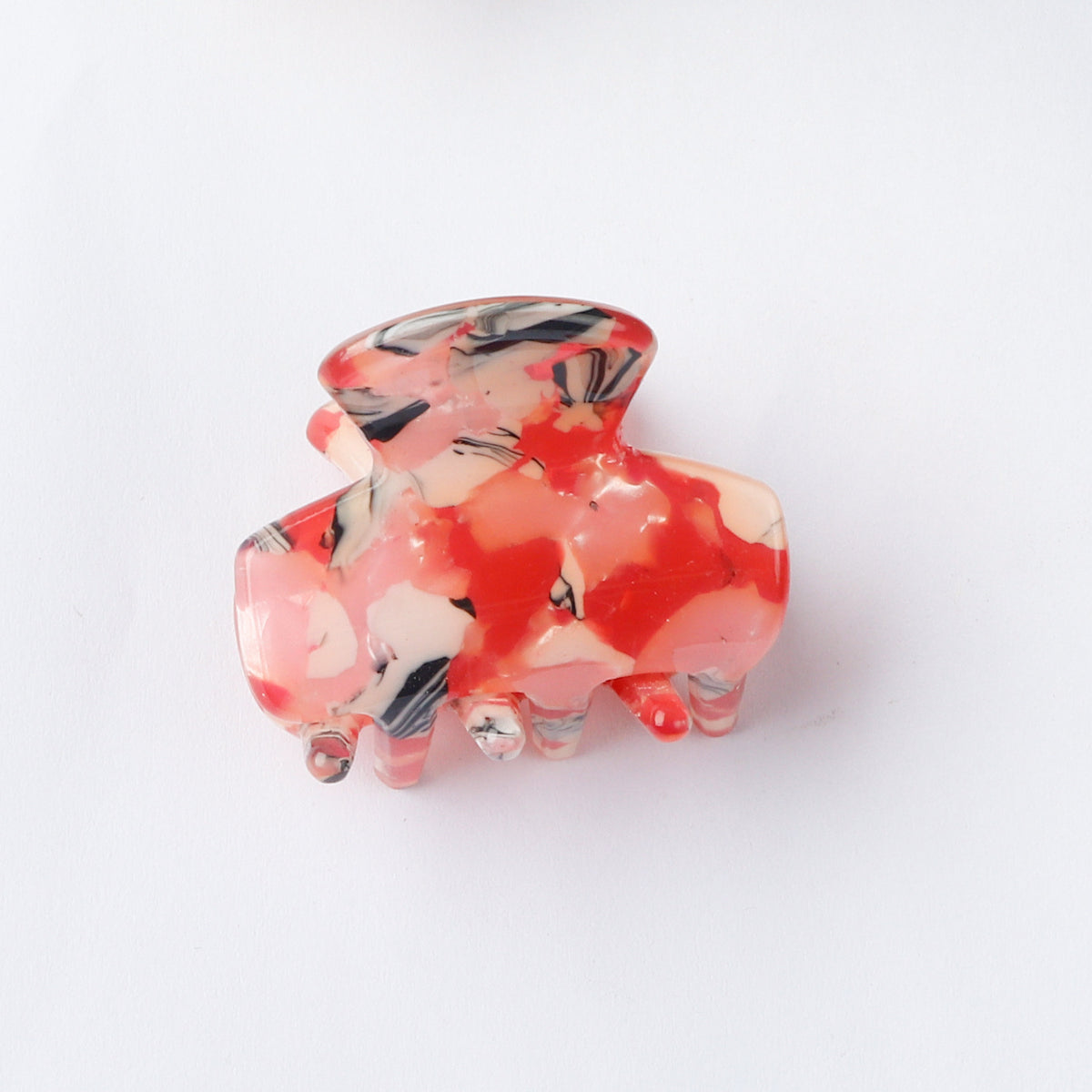 Mini Marbled Claw Clips for Bangs - Color_14