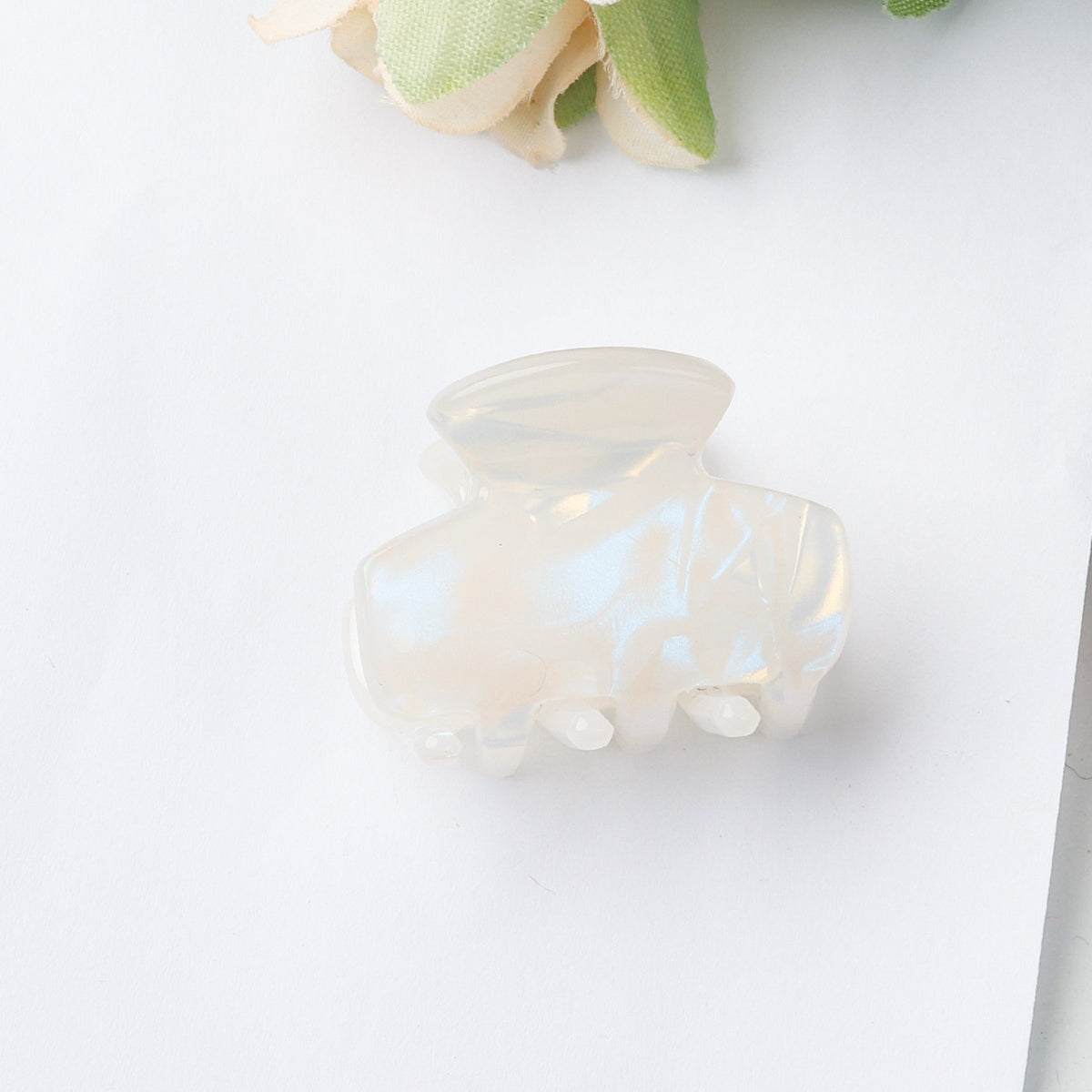 Mini Marbled Claw Clips for Bangs - Color_18