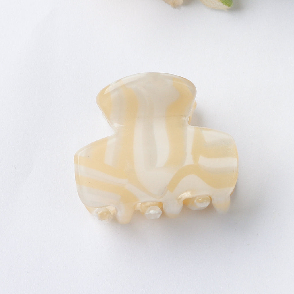 Mini Marbled Claw Clips for Bangs - Color_22