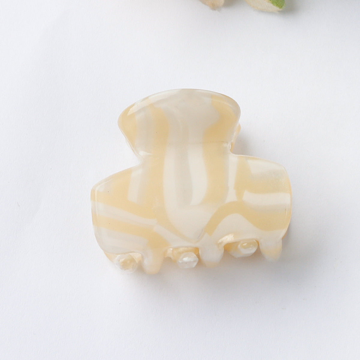Mini Marbled Claw Clips for Bangs - Color_22
