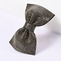 Sparkling Crystal Pave Bow Hair Pin - Color_01