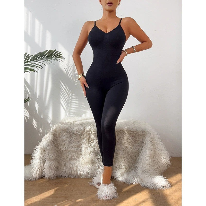 Seamless Tummy Control Cami Shaping Jumpsuit