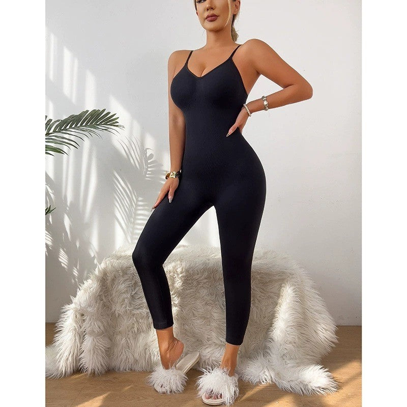 Seamless Tummy Control Cami Shaping Jumpsuit