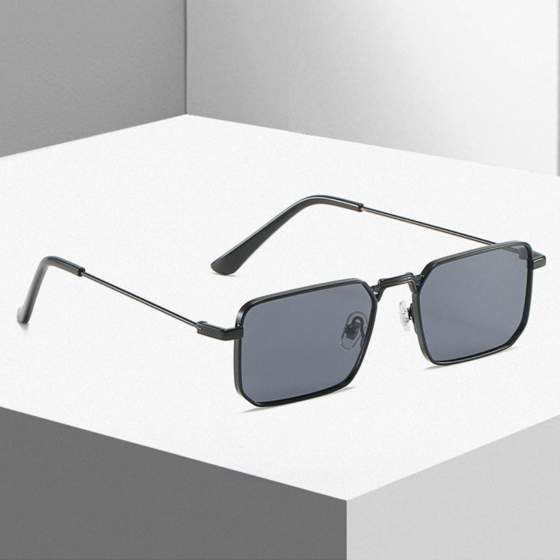 Slim Metal Rectangle Sunglasses