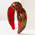 Festive Sequin Knotted Padded Headband - Color_05