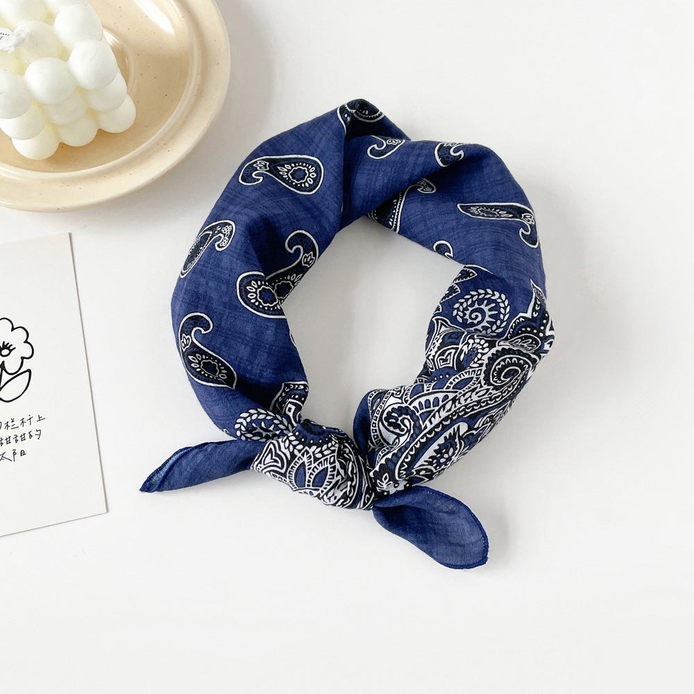 Assorted Print Square Neck Scarf - NO01