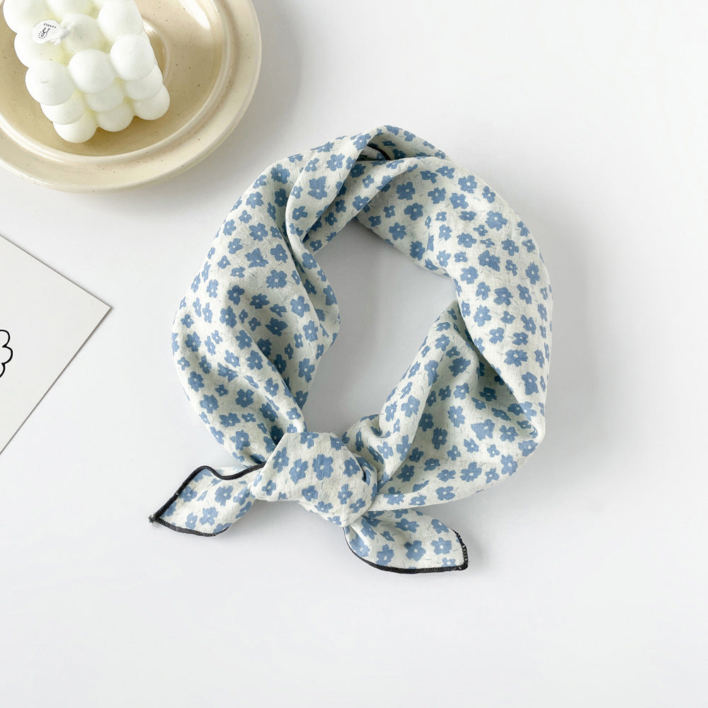 Assorted Print Square Neck Scarf - NO07