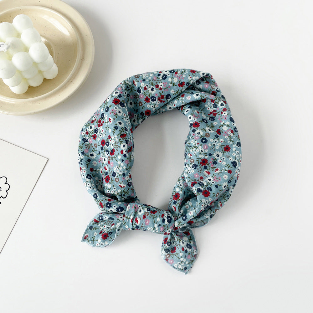Assorted Print Square Neck Scarf - NO16