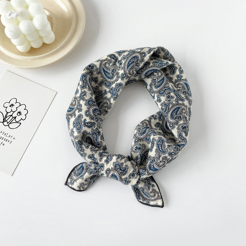 Assorted Print Square Neck Scarf - NO17