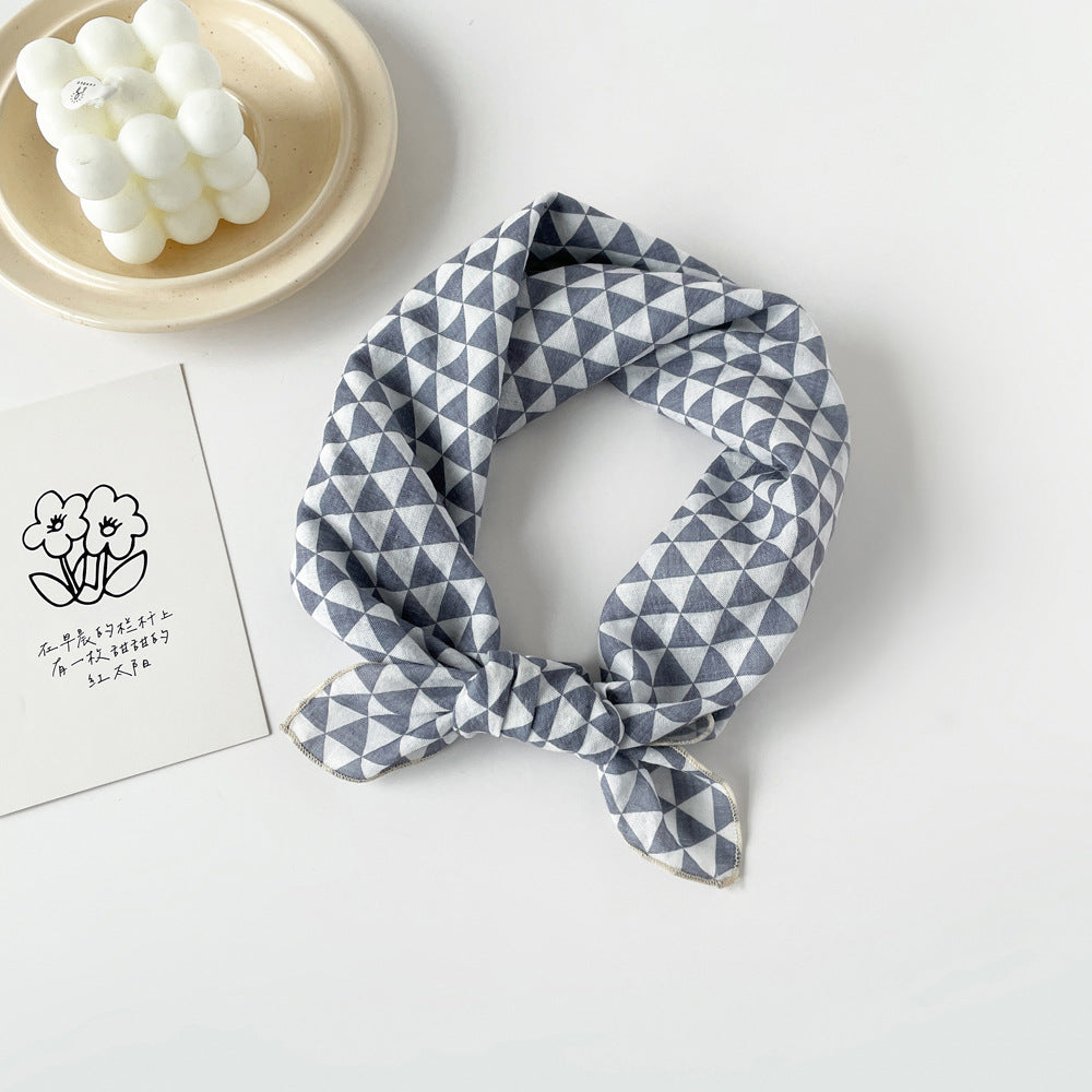 Assorted Print Square Neck Scarf - NO20