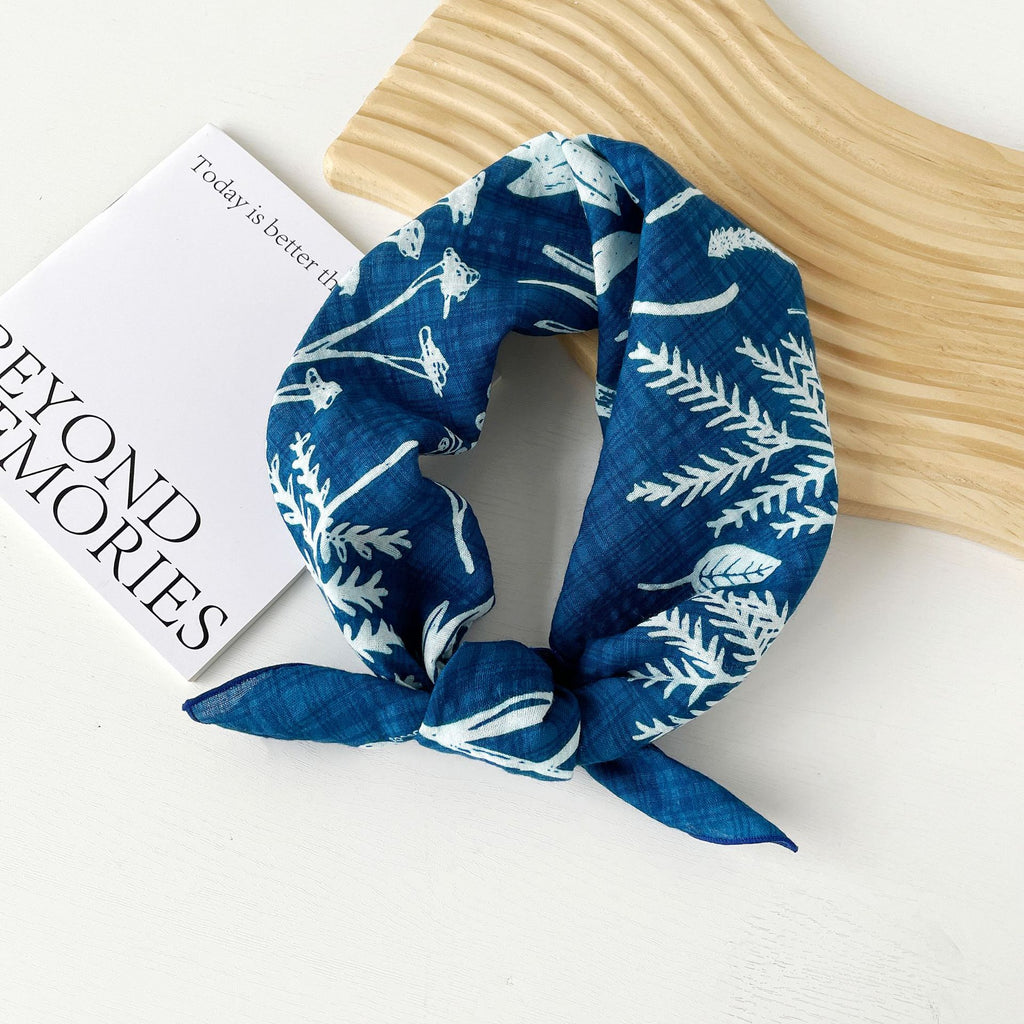 Assorted Print Square Neck Scarf - NO22
