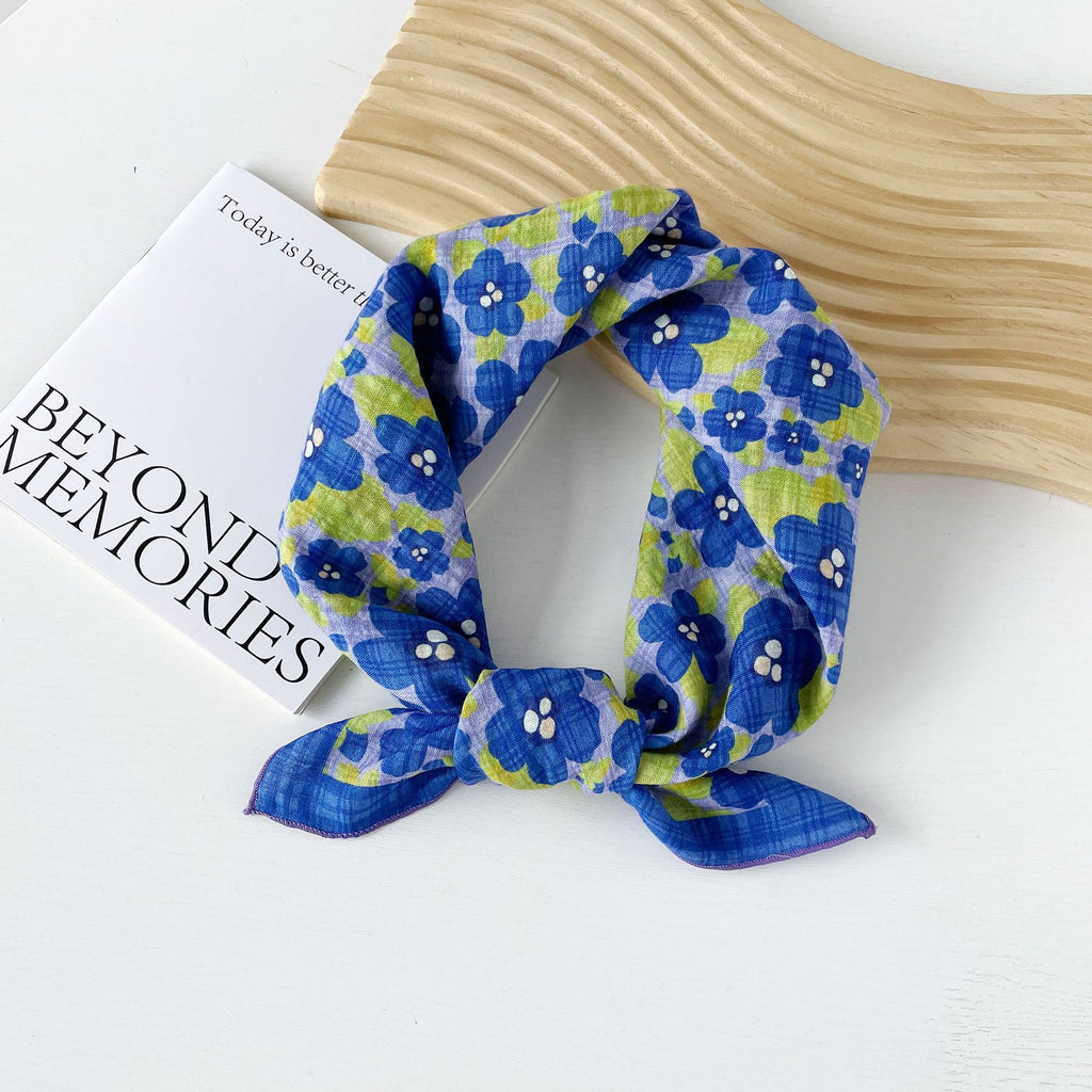 Assorted Print Square Neck Scarf - NO30