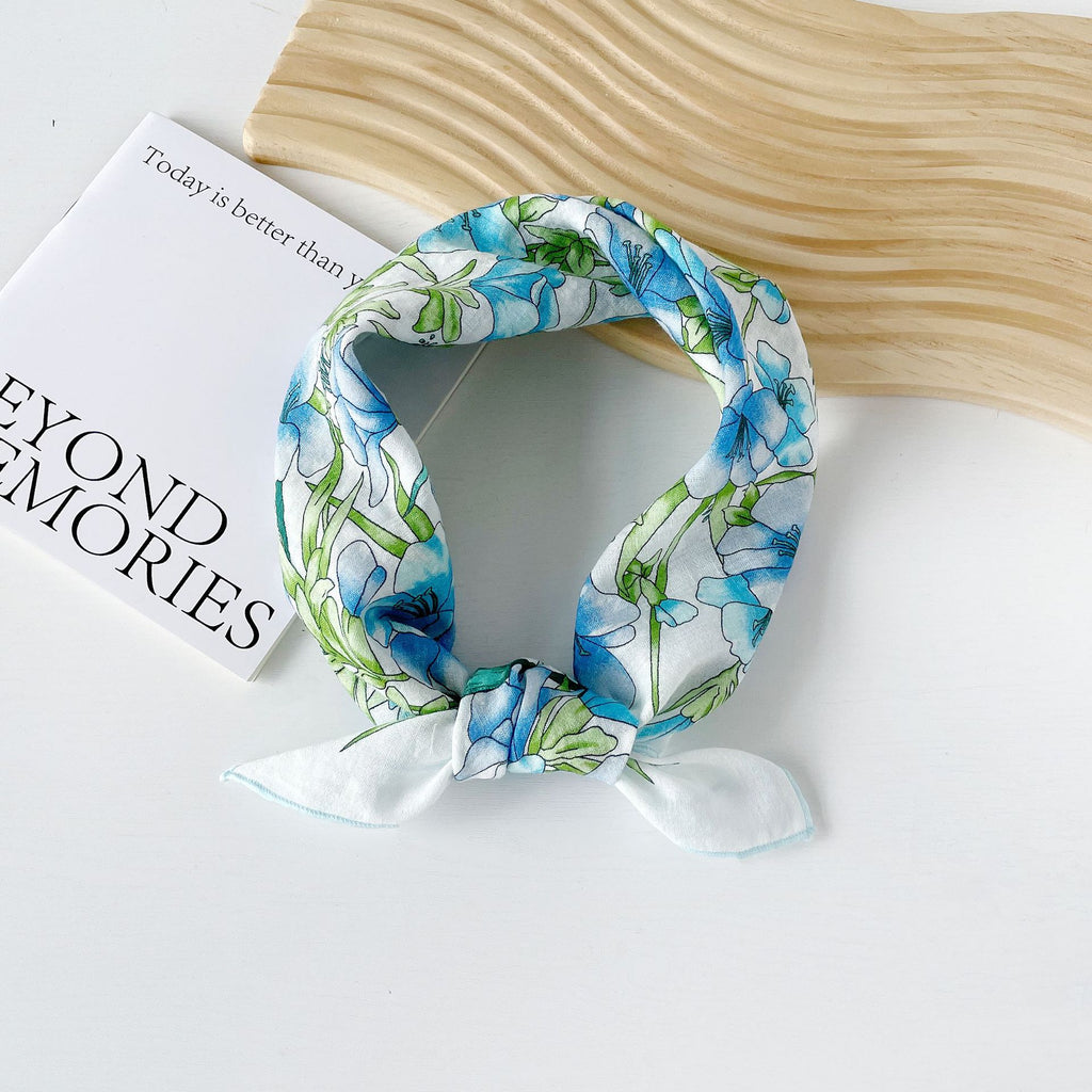 Assorted Print Square Neck Scarf - NO31