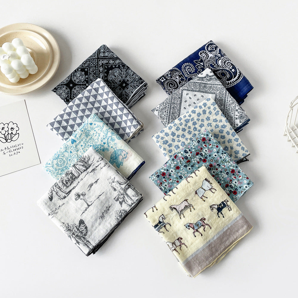 Assorted Print Square Neck Scarf - view 1