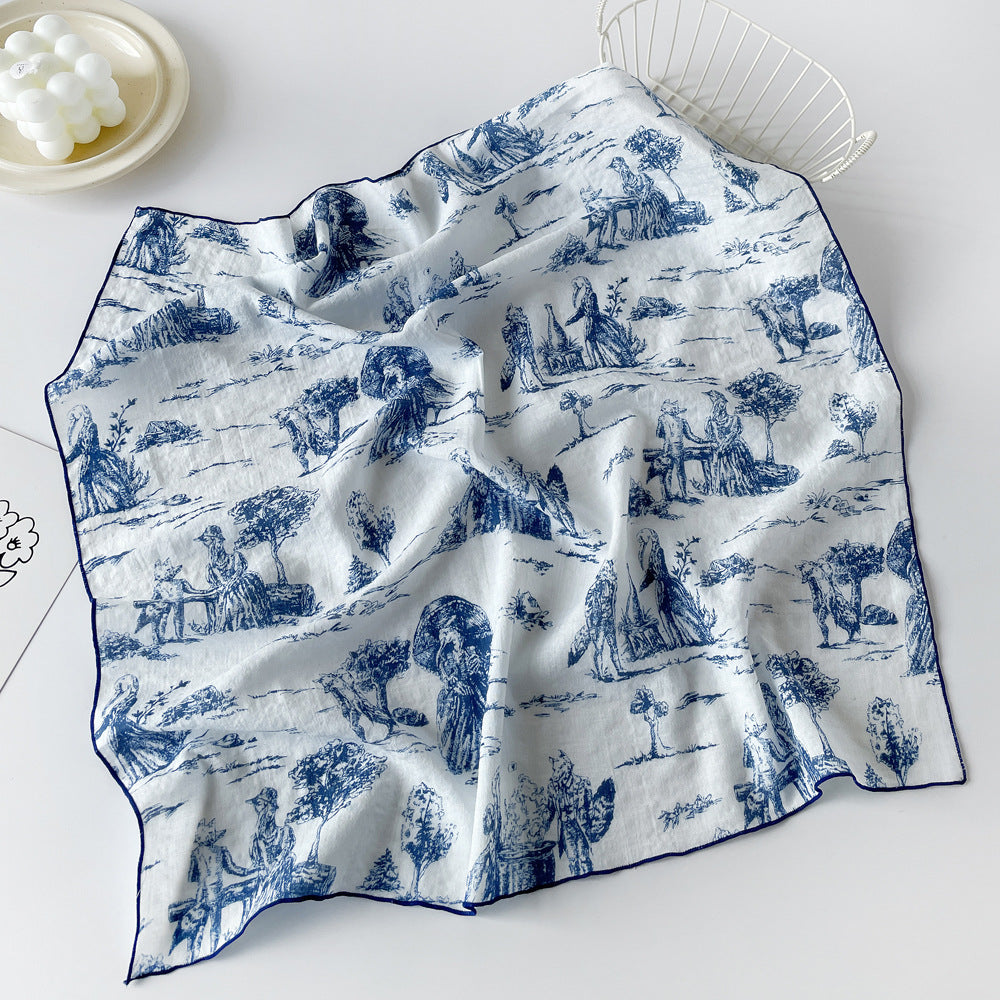 Assorted Print Square Neck Scarf - view 7