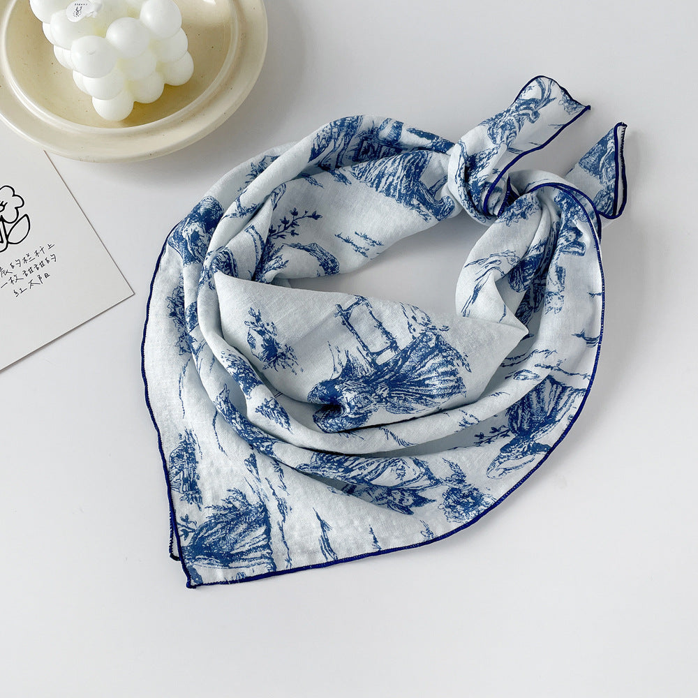 Assorted Print Square Neck Scarf - view 8