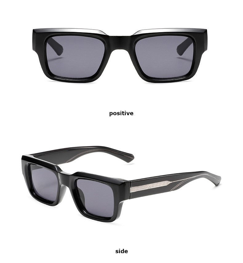 Chunky Square Frame Tinted Glasses - view 1