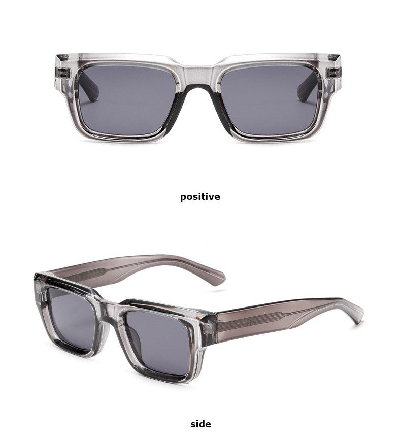 Chunky Square Frame Tinted Glasses - view 2