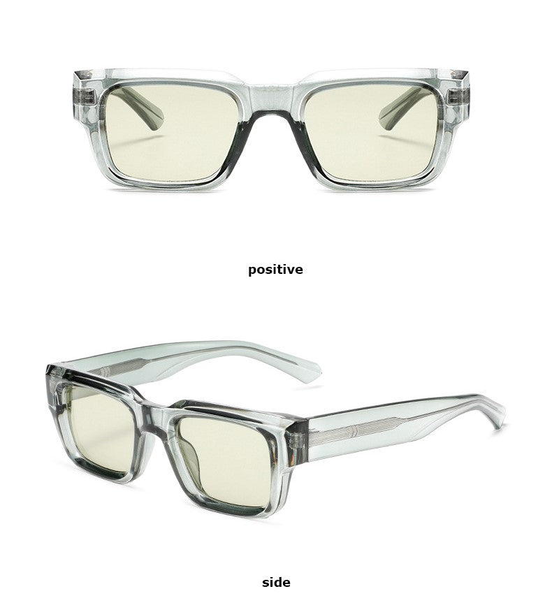 Chunky Square Frame Tinted Glasses - view 6