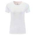 Quick-Dry Perforated Split Hem Running Tee - White