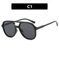 Retro Double Bridge Aviator Sunglasses - NO01