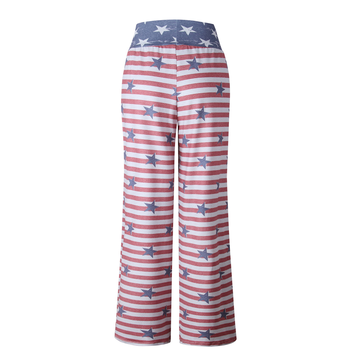 Stars And Stripes Drawstring Lounge Pants - RedStripe - 5
