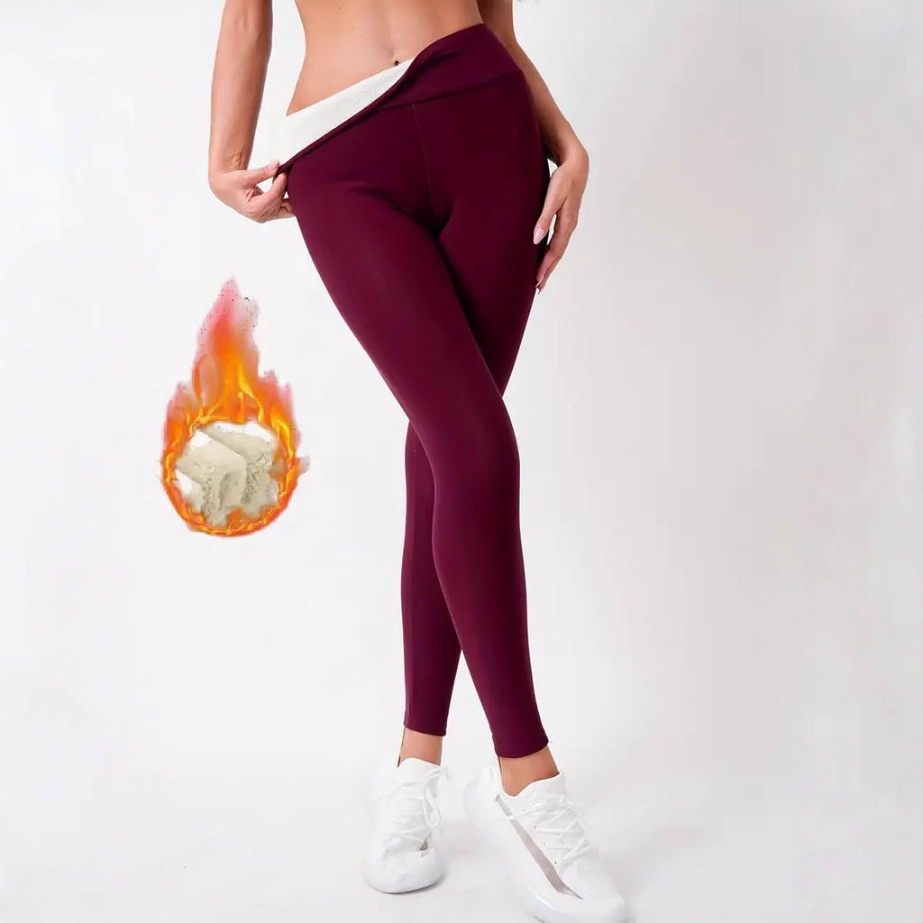 Thick Fleece Lined High Waist Thermal Yoga Leggings