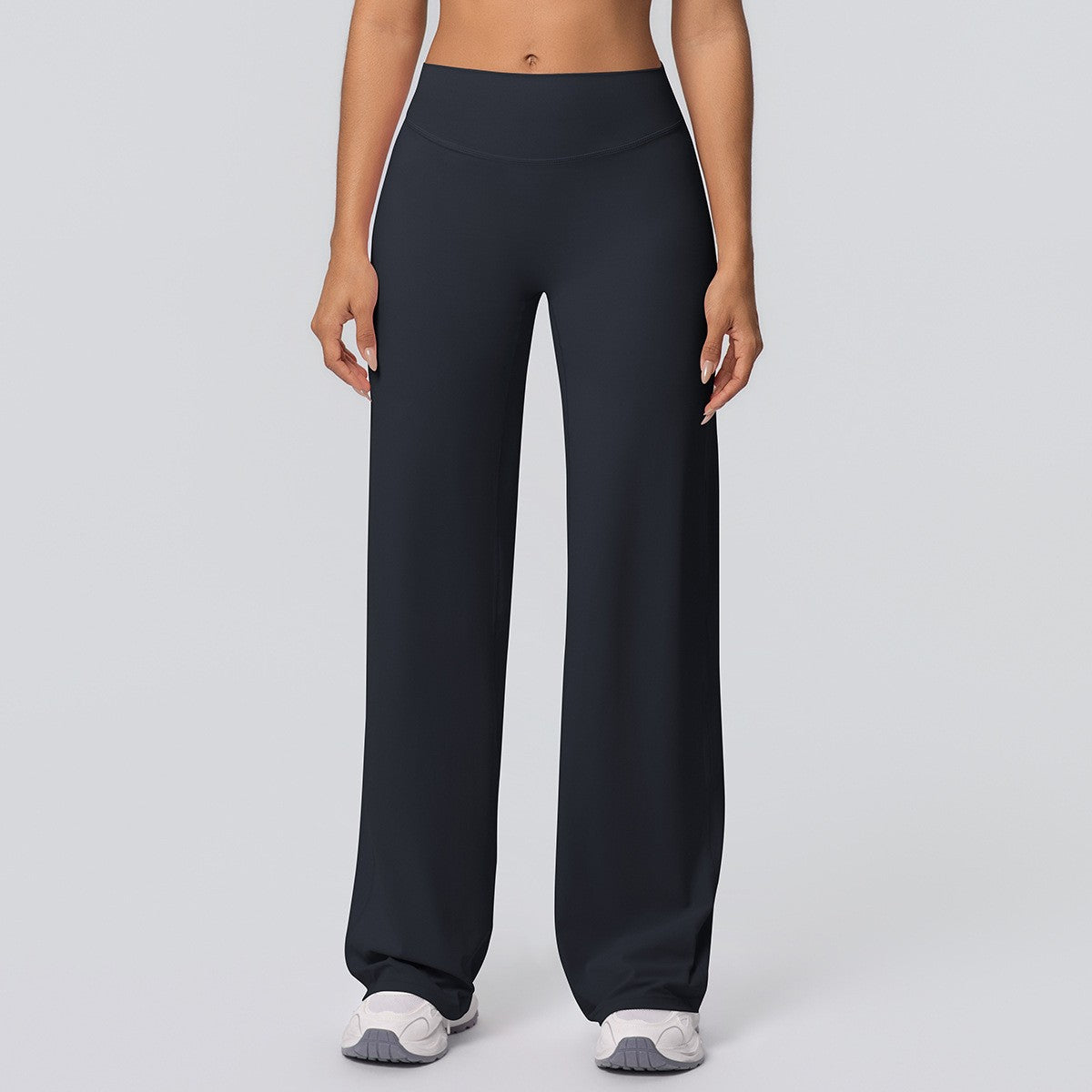 Double Brushed High Waist Wide Leg Yoga Pants