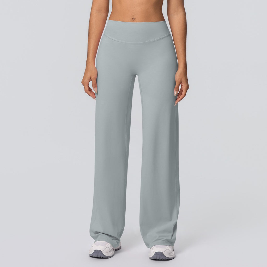 Double Brushed High Waist Wide Leg Yoga Pants